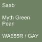 Preview: Saab, Myth Green Pearl, WA655R / GAY.